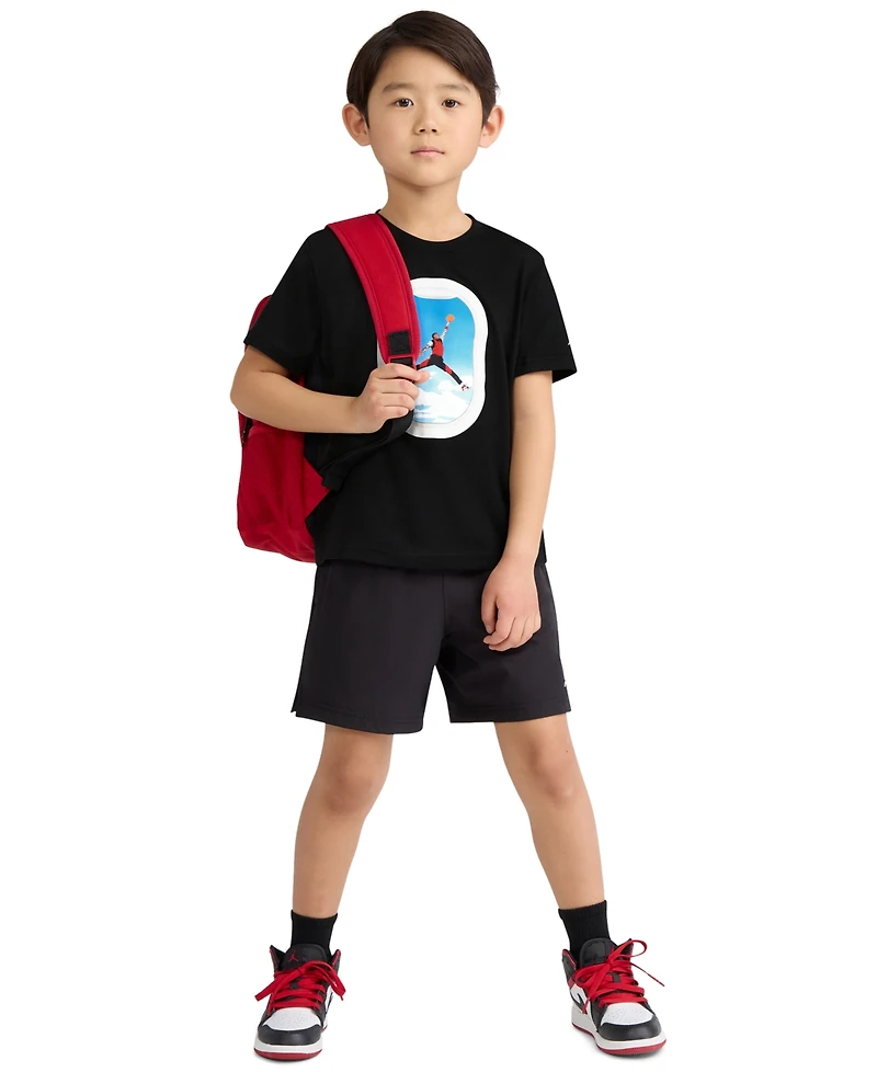 Jordan Boys' 4-7 Plane Window Short-Sleeve T-Shirt