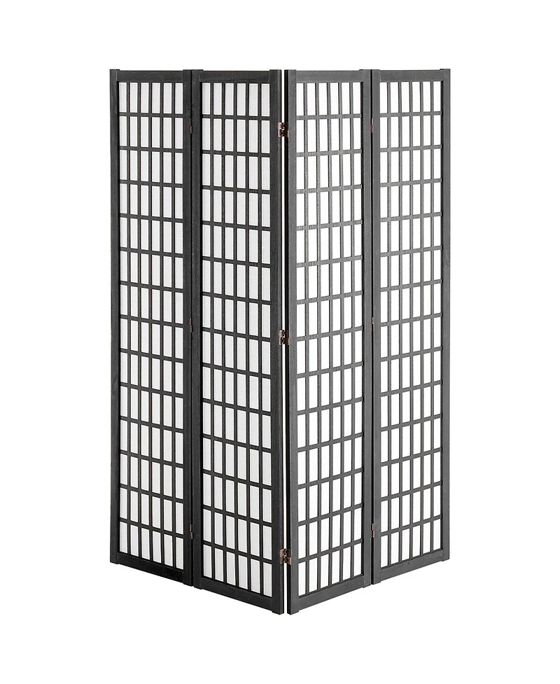 Sugift Room Divider, 4 Panel Japanese Folding Privacy Screen, Indoor Partition