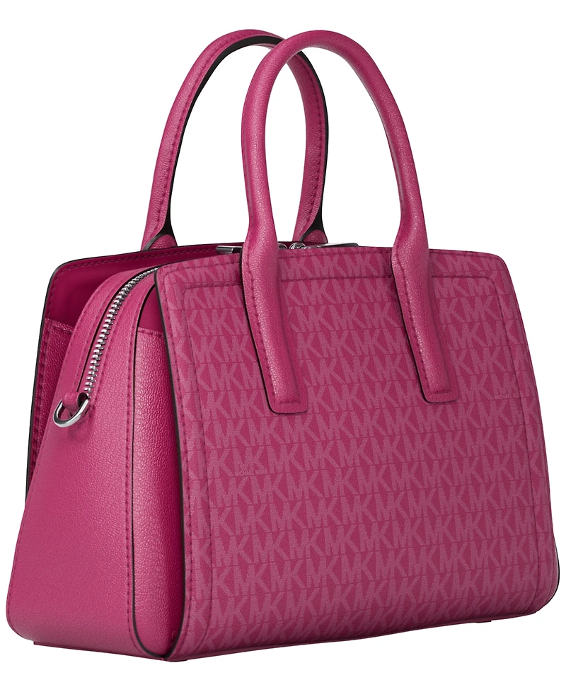 Michael Kors Laila Small Signature Logo Satchel