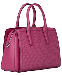 Michael Kors Laila Small Signature Logo Satchel