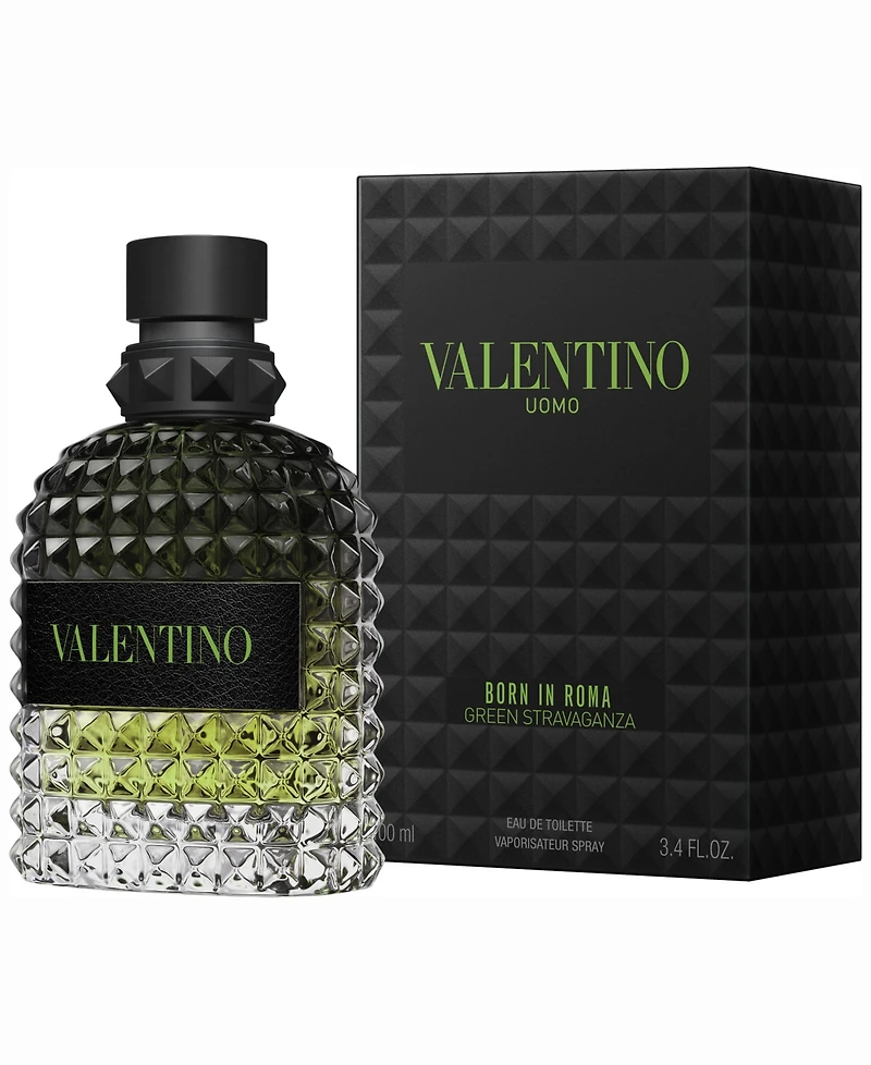 Valentino Men's Uomo Born In Roma Green Stravaganza Eau de Toilette Spray