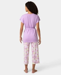 Hue Women's Mama Jama 3 Piece Pj Set
