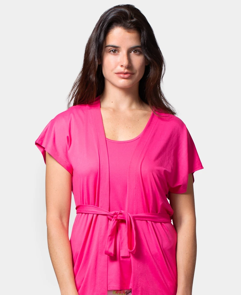 Hue Women's Mama Jama 3 Piece Pj Set