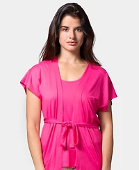 Hue Women's Mama Jama 3 Piece Pj Set