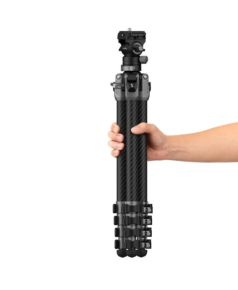 SmallRig AP255Pro 5-Section Carbon Fiber Portable Video Tripod