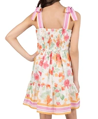 Rare Editions Girls' 7-16 Floral Sleeveless Dress