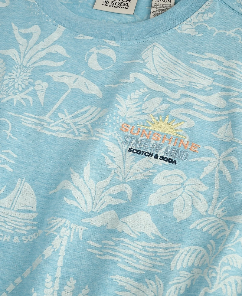 Scotch & Soda Boys' 4-7 Crewneck Printed T-Shirt