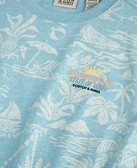 Scotch & Soda Boys' 4-7 Crewneck Printed T-Shirt