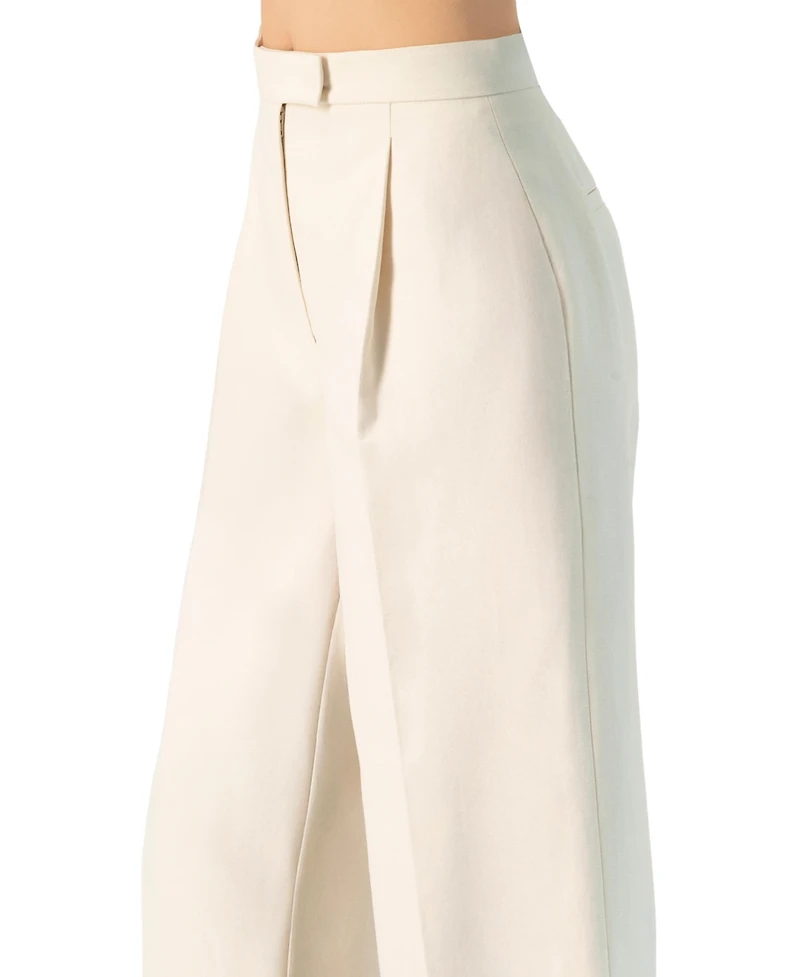 Ivonne Women's Wide-Leg Straight Pants