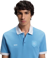 Boss by Hugo Men's Paddy Argentina Country Flag Trim Polo Shirt