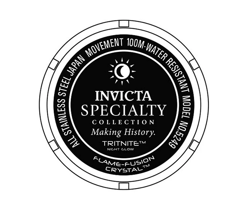 Invicta Men's 5249 Specialty Quartz Silver Dial Watch