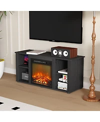 Homlux Modern Electric Fireplace Tv Stand for TVs Up to 55