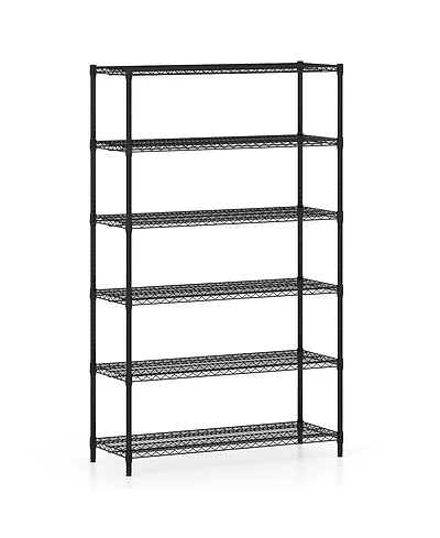Sugift 6 Tier Metal Storage Shelving Unit for Home Garage Use