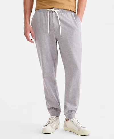 Sun + Stone Men's Devin Linen-Blend Jogger Pants, Macy's Exclusive