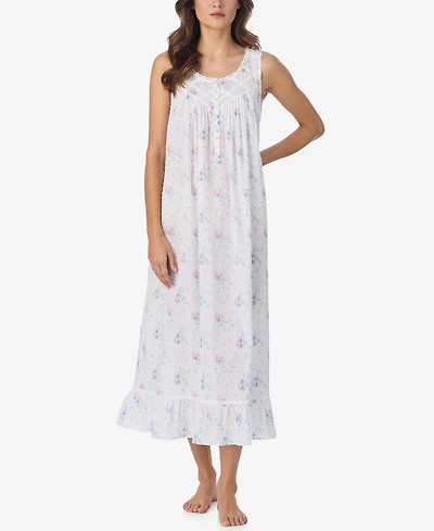 Eileen West Women's Sleeveless Swiss Dot Ballet Nightgown