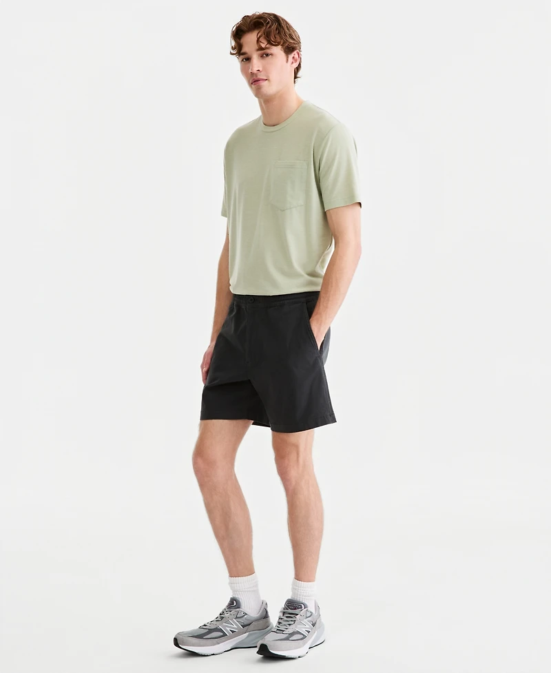 Sun + Stone Men's Johann Cotton-Blend 6" Shorts, Macy's Exclusive