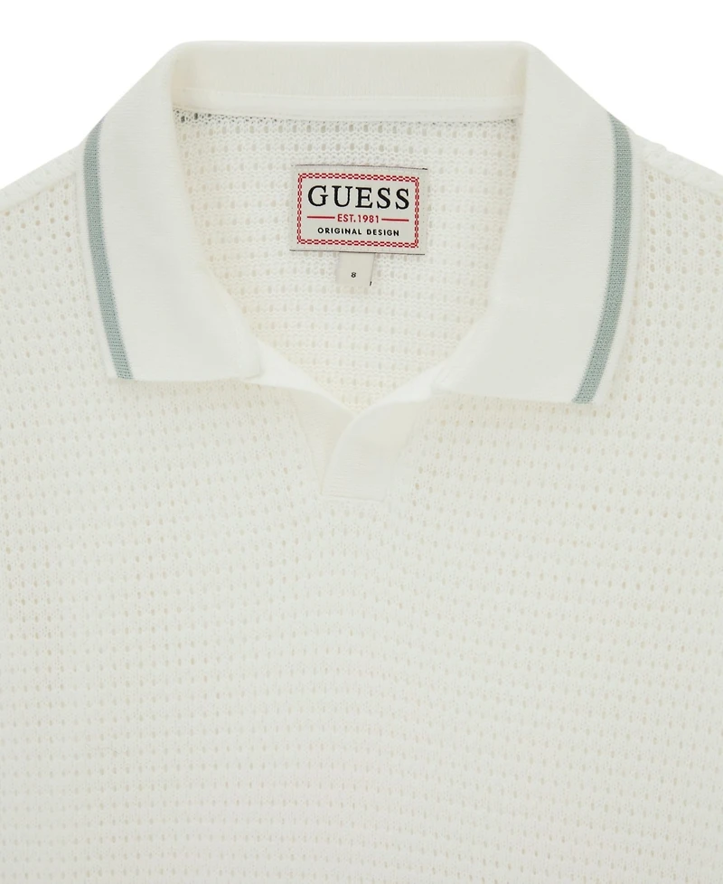 Guess Boys' 8-16 Short Sleeve Polo Shirt