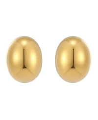Adornia Tarnish Resistant Lightweight Gold Crescent Moon Statement Stud Earrings