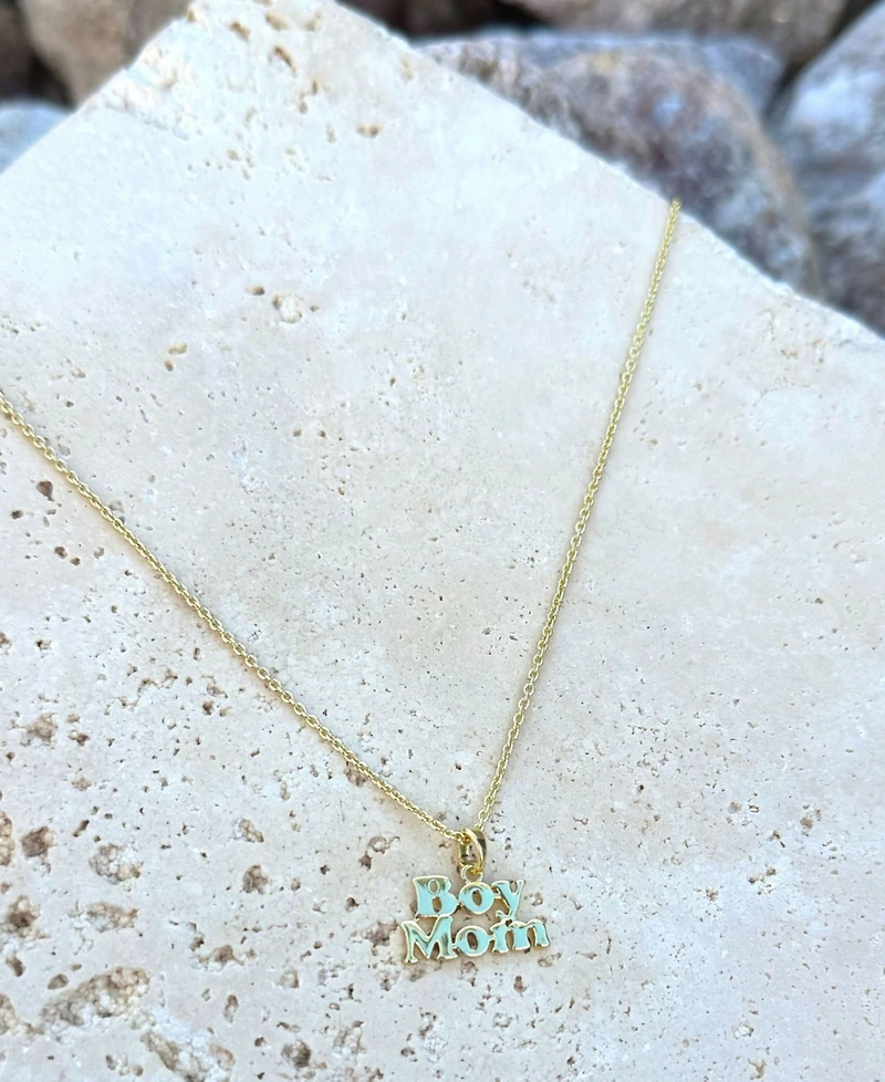 Adornia Gold Boymom 14k Gold Plated Pendant Necklace