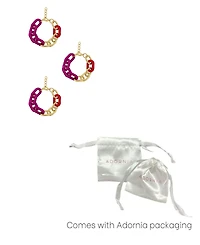 Adornia Gold 3-Pc. Color Link Bracelet Set