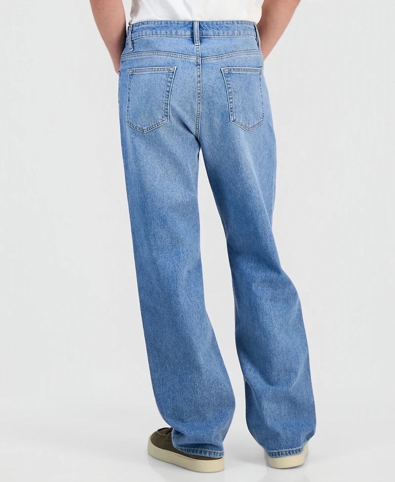 Sun + Stone Men's Palm Wash Loose-Fit Jeans, Macy's Exclusive