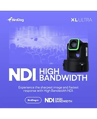 BirdDog Xl Ultra 4K Ultra Hd Ndi HX3/HX2 Hdmi/3G-sdi/Usb 20x Ptz Camera with Ai Tracking