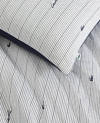 Lacoste Home Logo Stripe 3-Pc. Comforter Sets, Full/Queen