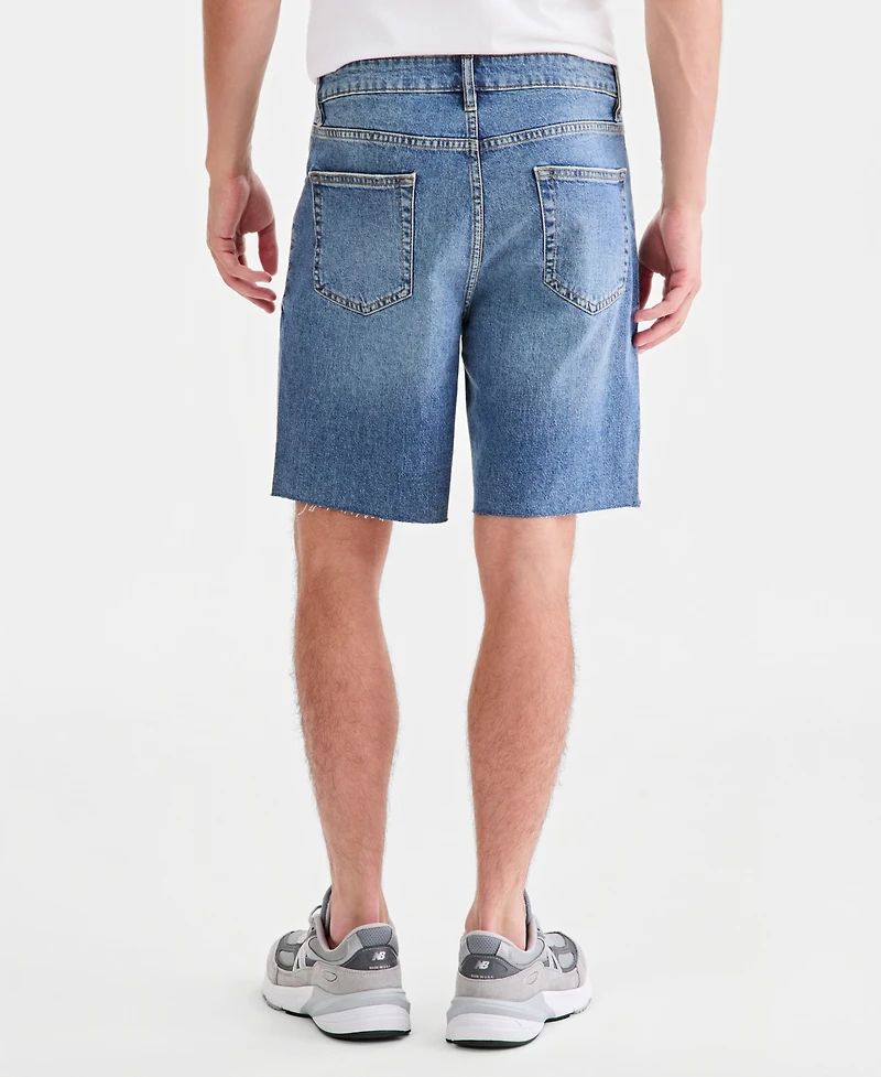 Sun + Stone Men's Monte Relaxed-Fit Denim Shorts, Macy's Exclusive
