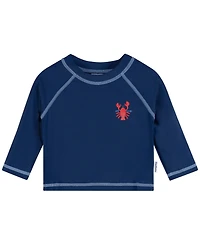 Gerber Toddler Rashguard Top, Navy, 5T