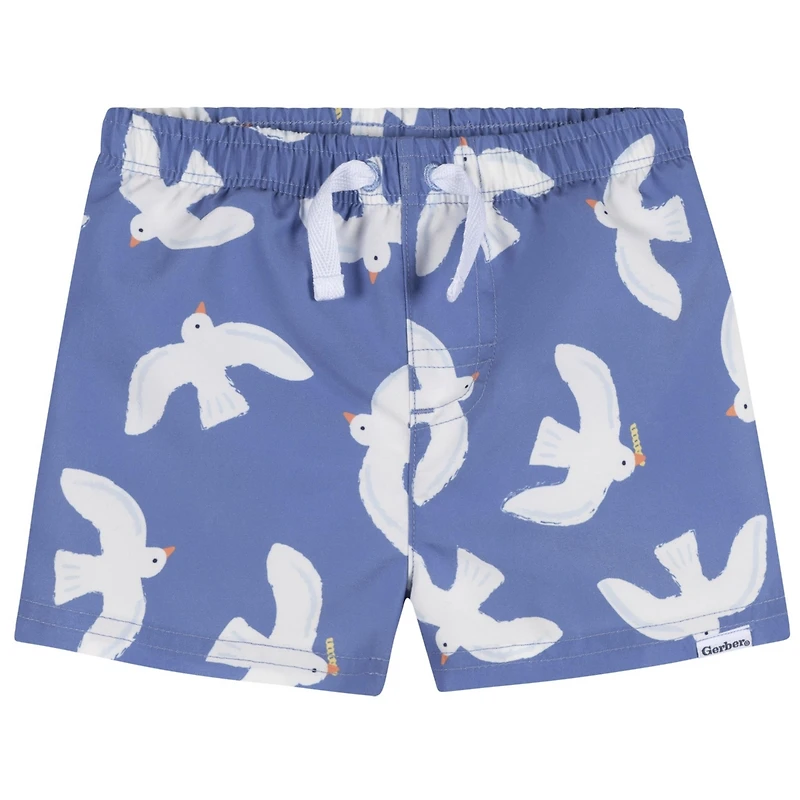 Gerber Baby Boy's 2-Piece Rash guard and Trunks Set
