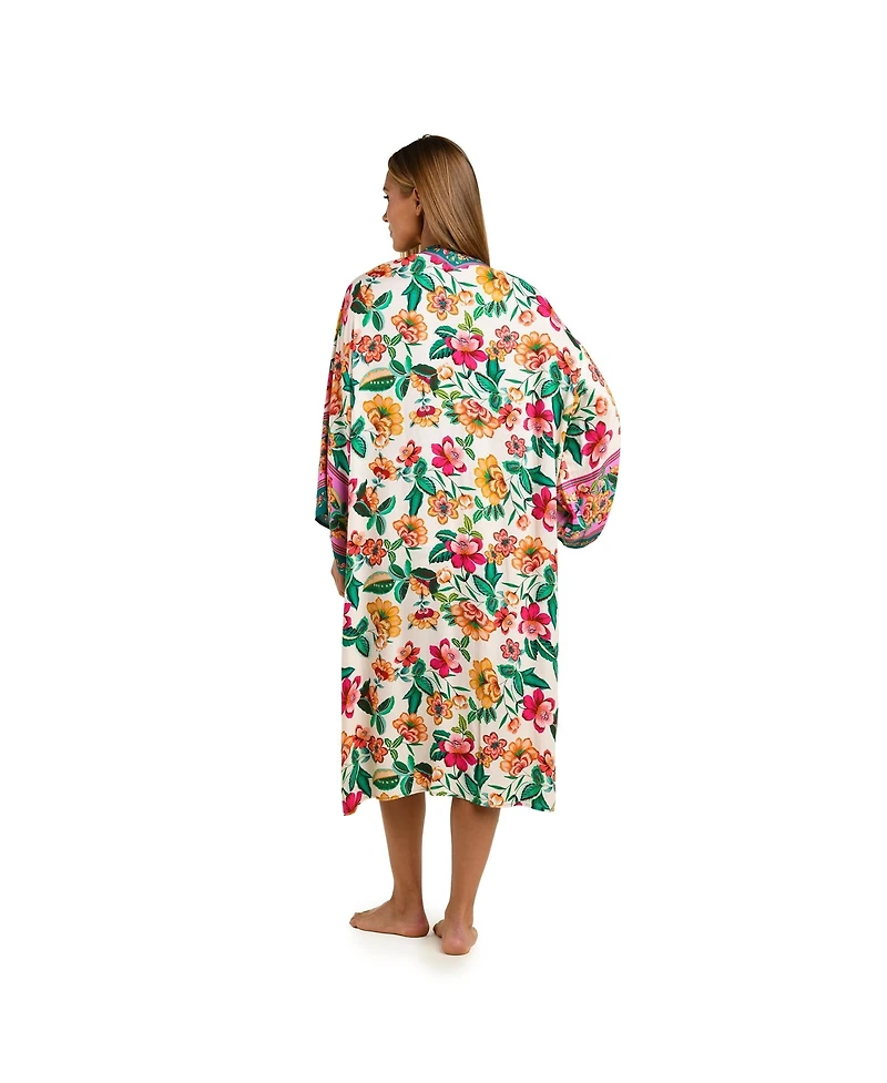 Sunshine 79 Women's Zen Garden Midi Kimono