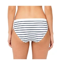 Lands' End Women's Lands Bikini Brief Cotton Comfort Seamless Basics 3 Pack Panties, Clay Bisque Pk, X-Large