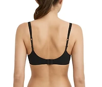Lands' End Women's Full Coverage Bra True Solutions Light Weight Microfiber Basics
