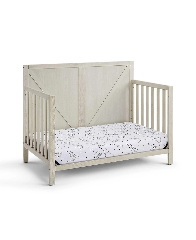 Jujabu 4-in-1 Convertible Crib Washed