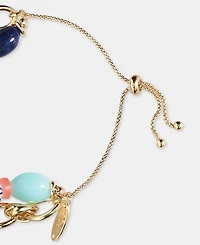 Style & Co Gold-Tone Beaded Slider Bracelet, Macy's Exclusive