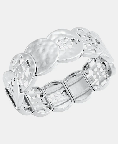 Style & Co Gold-Tone Circle Stretch Bracelet, Macy's Exclusive