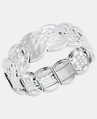 Style & Co Gold-Tone Circle Stretch Bracelet, Macy's Exclusive