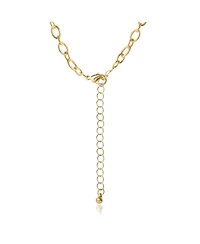 Jessica Simpson Ocean Charms Necklace for Women, Gold-Tone Chunky Necklace with Charms