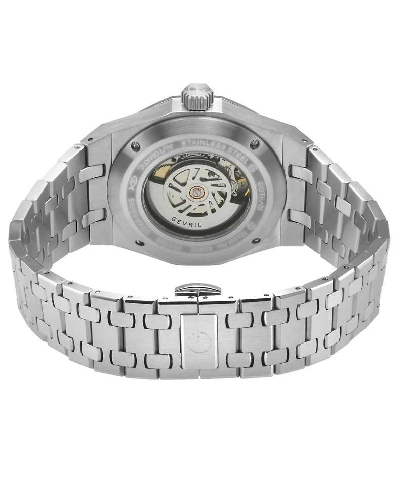 Gevril Men's Gotham Swiss Automatic Bracelet Watch