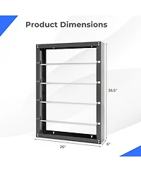 Sugift Wire Spool Rack with Four Rods for Industrial Retail Use