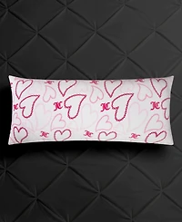 Juicy Couture Ultra-soft Plush Body Pillow, 20" x 48"