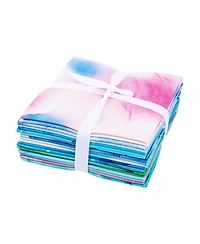 Gnuadz 10pcs Cotton Quilting Fabric Fat Quarters Sewing Patchwork Diy Crafts Rainbow Inks 18"x21", 5.2oz