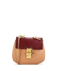 Pre-Owned Chloe Mini Drew Crossbody Bag Leather