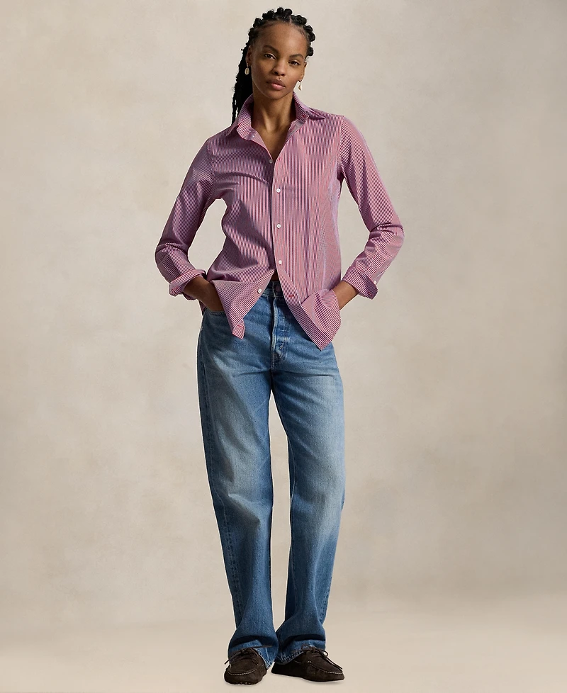 Polo Ralph Lauren Women's Stretch Slim Fit Cotton Shirt
