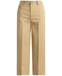 Lauren Ralph Petite Cropped Wide-Leg Pants