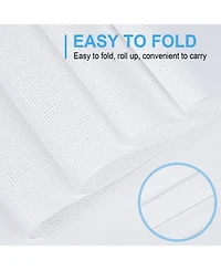 Gnuadz 16 Pcs 14 Ct Cross Fabric Aida Cloth Craft Embroidery Classic Reserve Home Diy Handmade Needlework Decoration