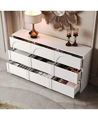 Famapy 9-Drawer Dresser With Elegent Design