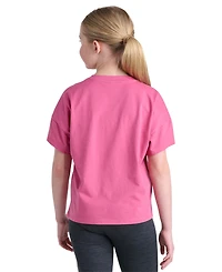 adidas Girls' 8-16 Drop Shoulder Short-Sleeve T-Shirt