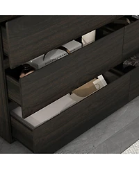 Famapy 6-Drawers Wood Chest of Drawer Cabinet Organizer Dresser