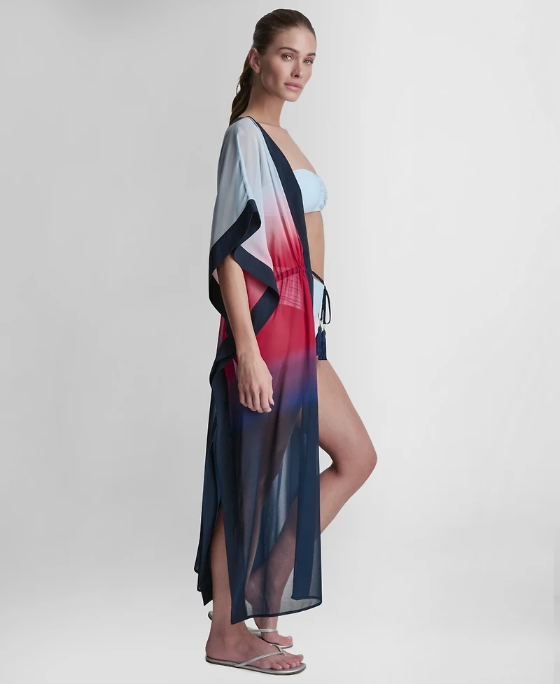 Dkny Women's Tie-Front Cover-Up Kaftan